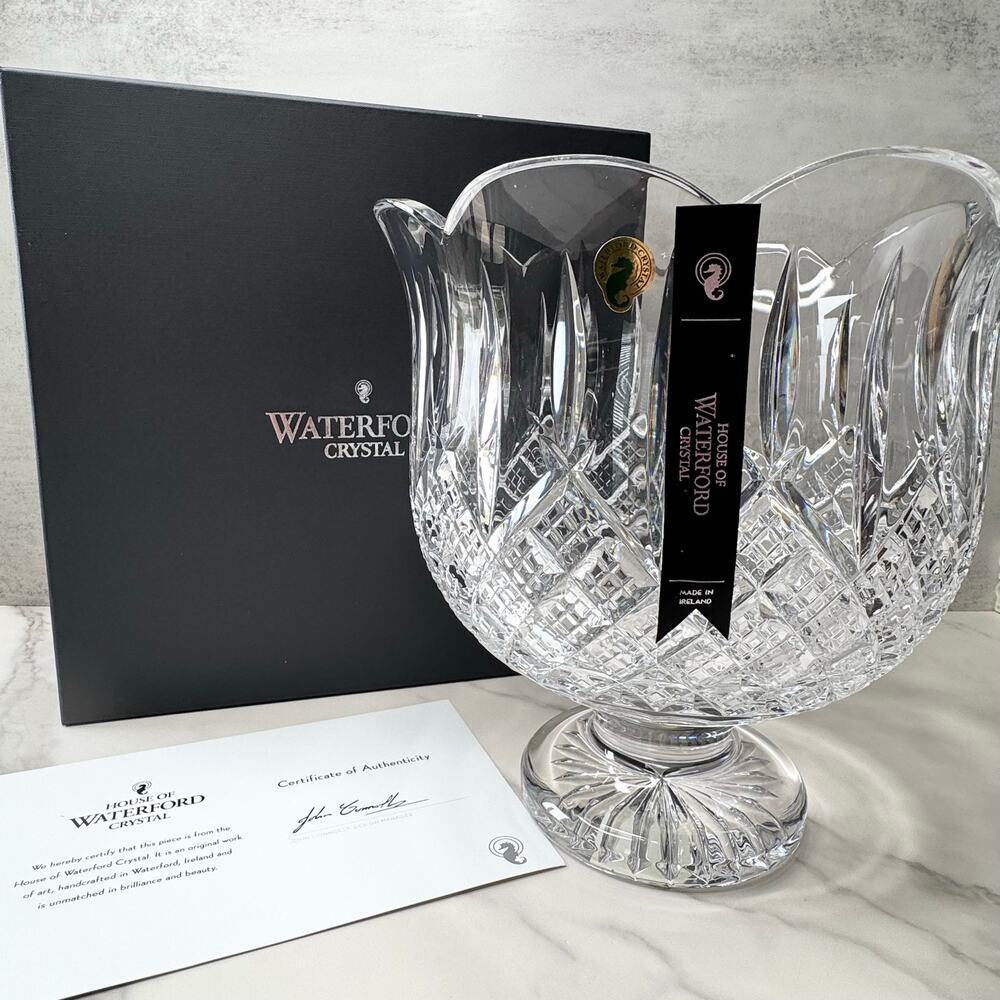 Waterford Crystal | Footed Trifle Bowl, Signed by Tom Brennan